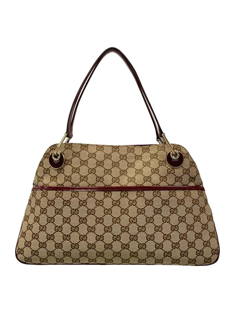 Gucci Gg Beige Dark Brown Bordeaux #372100G95B